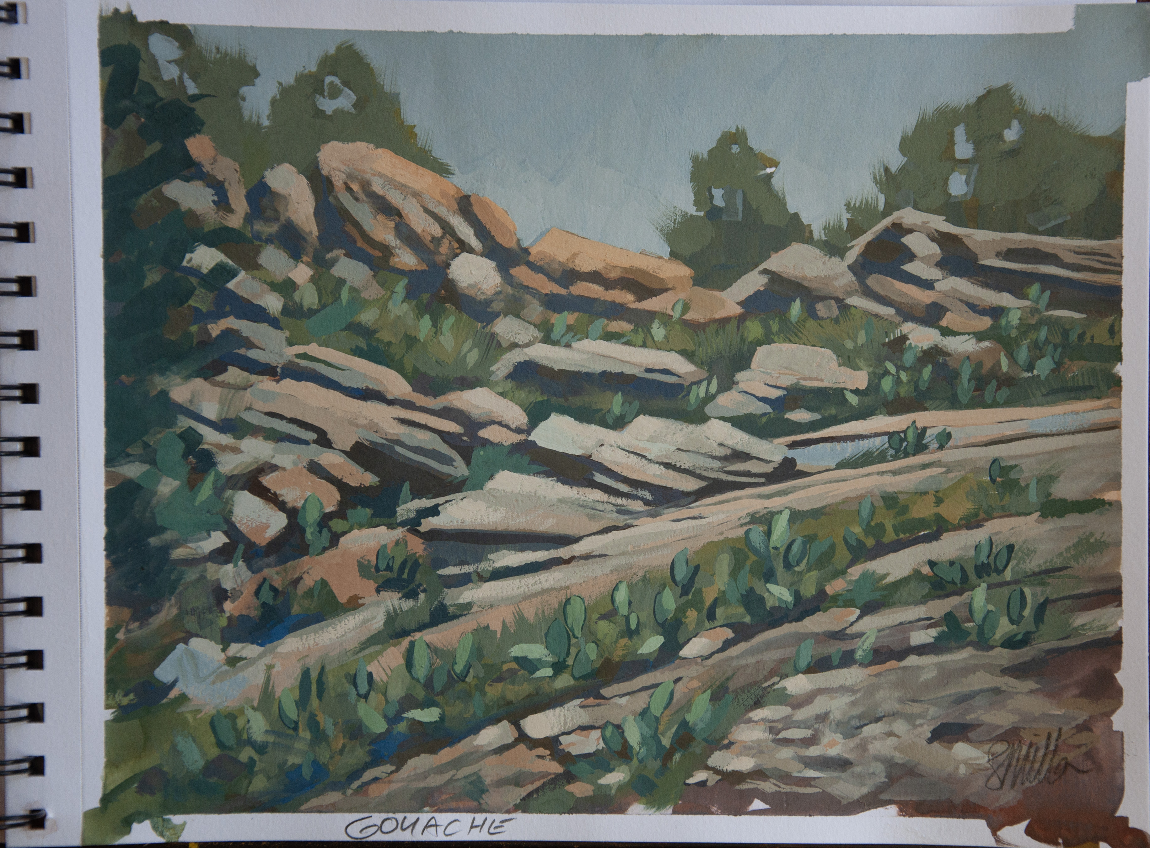 DevilsWaterHole-Gouache
