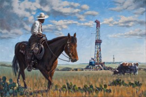 Open Range, oil on canvas