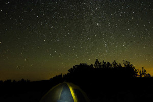 Camping under the stars of west Texas