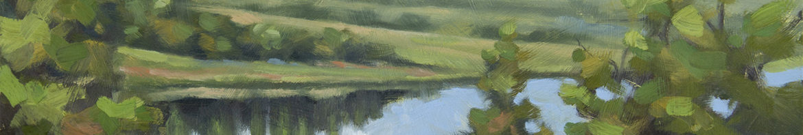 12 x 9 Plein Air oil on panel called Grand View